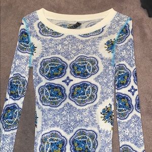 Free people long sleeve shirt